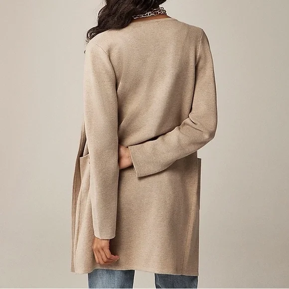 JULIETTE COLLARLESS SWEATER BLAZER XXS